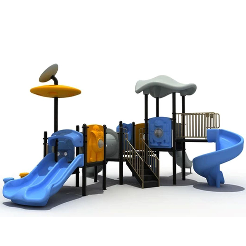 Children Science Fiction Customizable Outer Space Modular Slide Playsets Outdoor Unpowered Playground